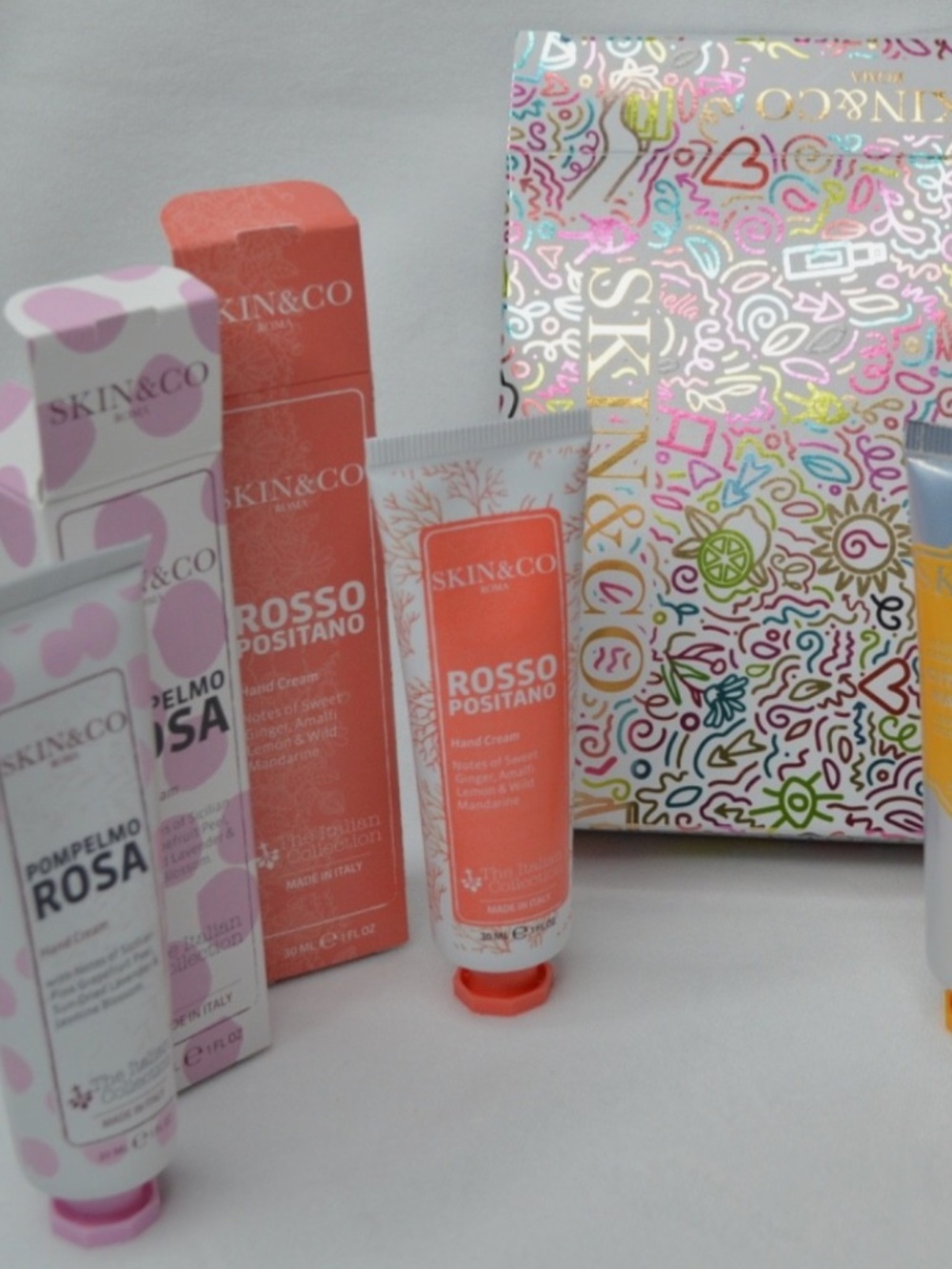 Skin & Co Roma THE ITALIAN HAND LOTION SET 4pc - Citrus Amaro, Pompelmo Rosa